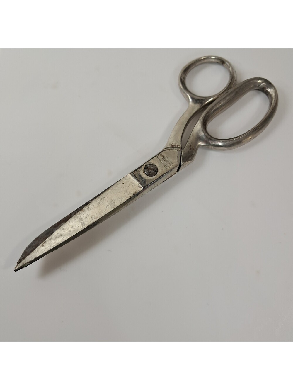 Vintage SEARS Scissors Nickel 2111 Shears Made in Italy 7” metal stainless steel